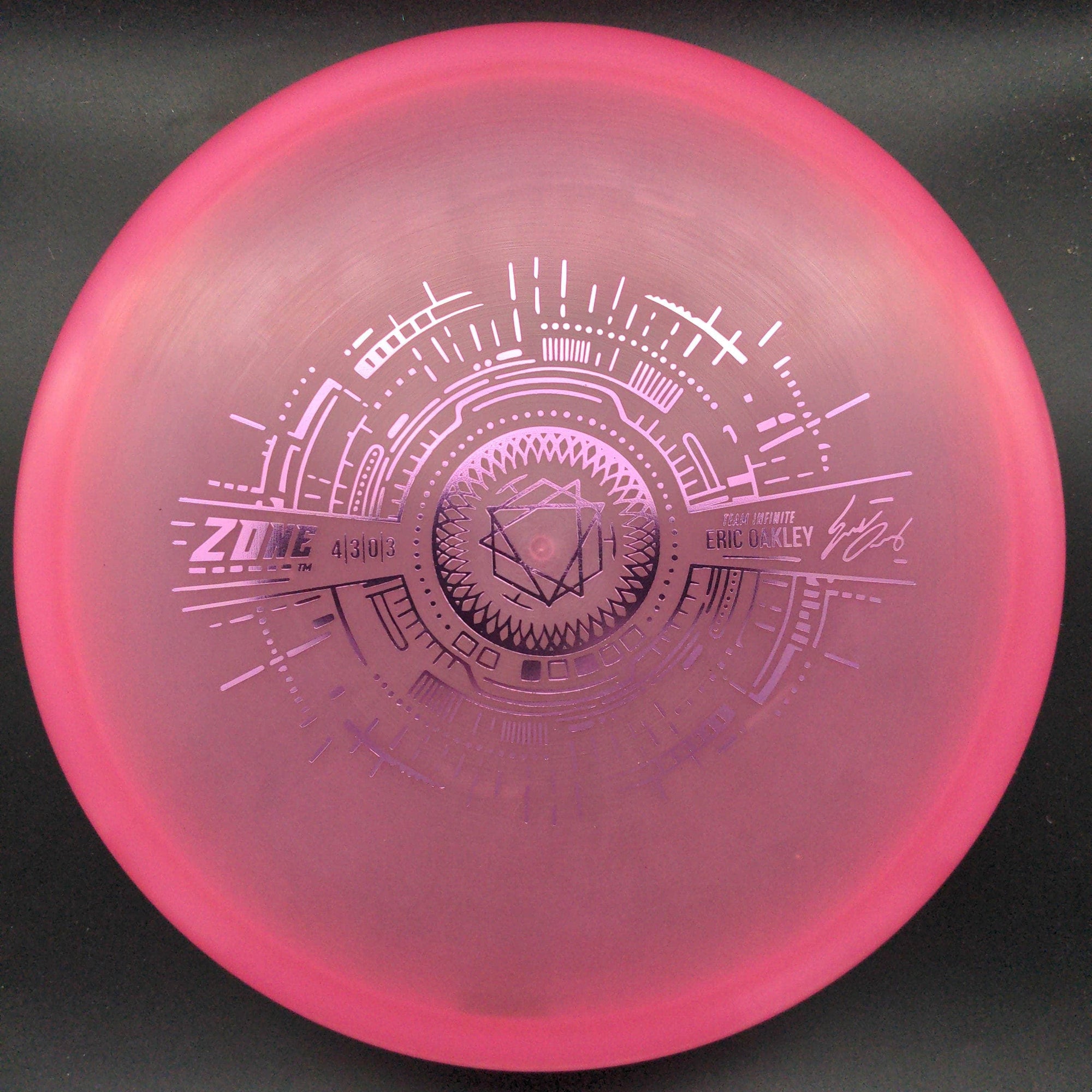 Discraft Mid Range Pink Pink Stamp 174g Zone, Signiture Z Glow, Eric Oakley Series 2023