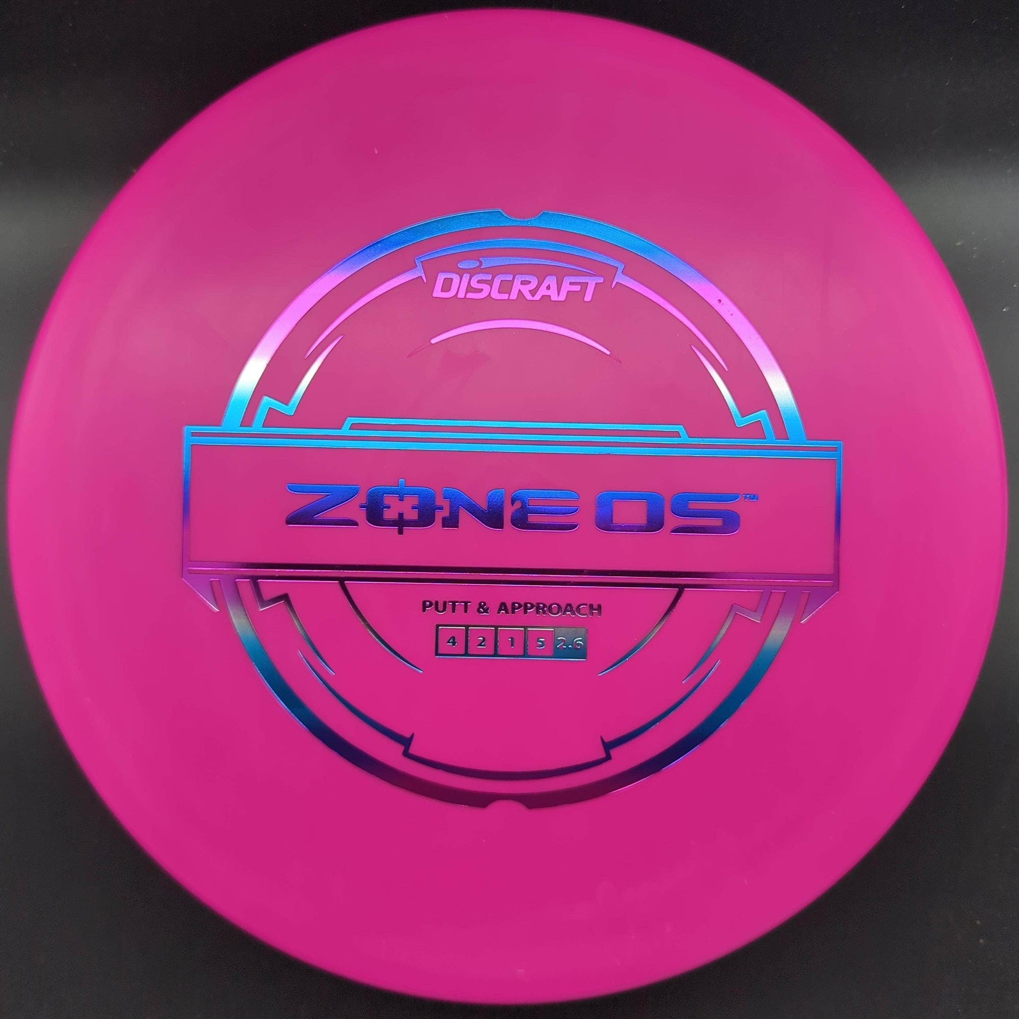 Discraft Mid Range Pink Pink Sunrise Stamp 174g Zone OS, Putter Line