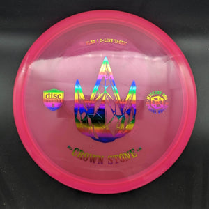 Discmania Mid Range Pink Rainbow Stamp 174g Tactic , Flex-1, C-Line, Crown Stone