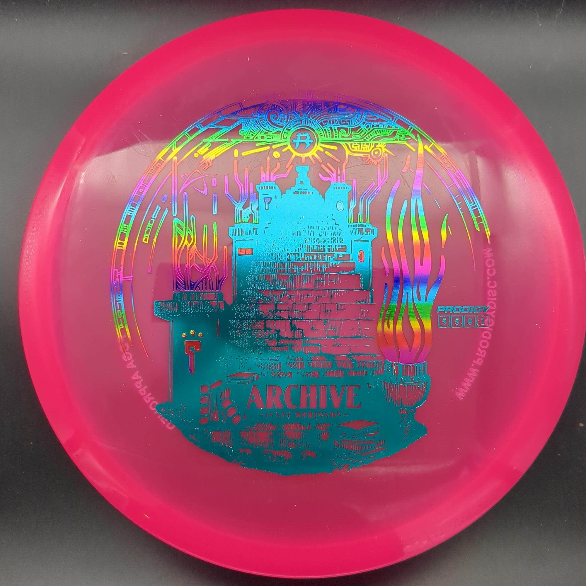 Prodigy Mid Range Pink Rainbow/Teal Stamp 178g Archive, 400 Plastic