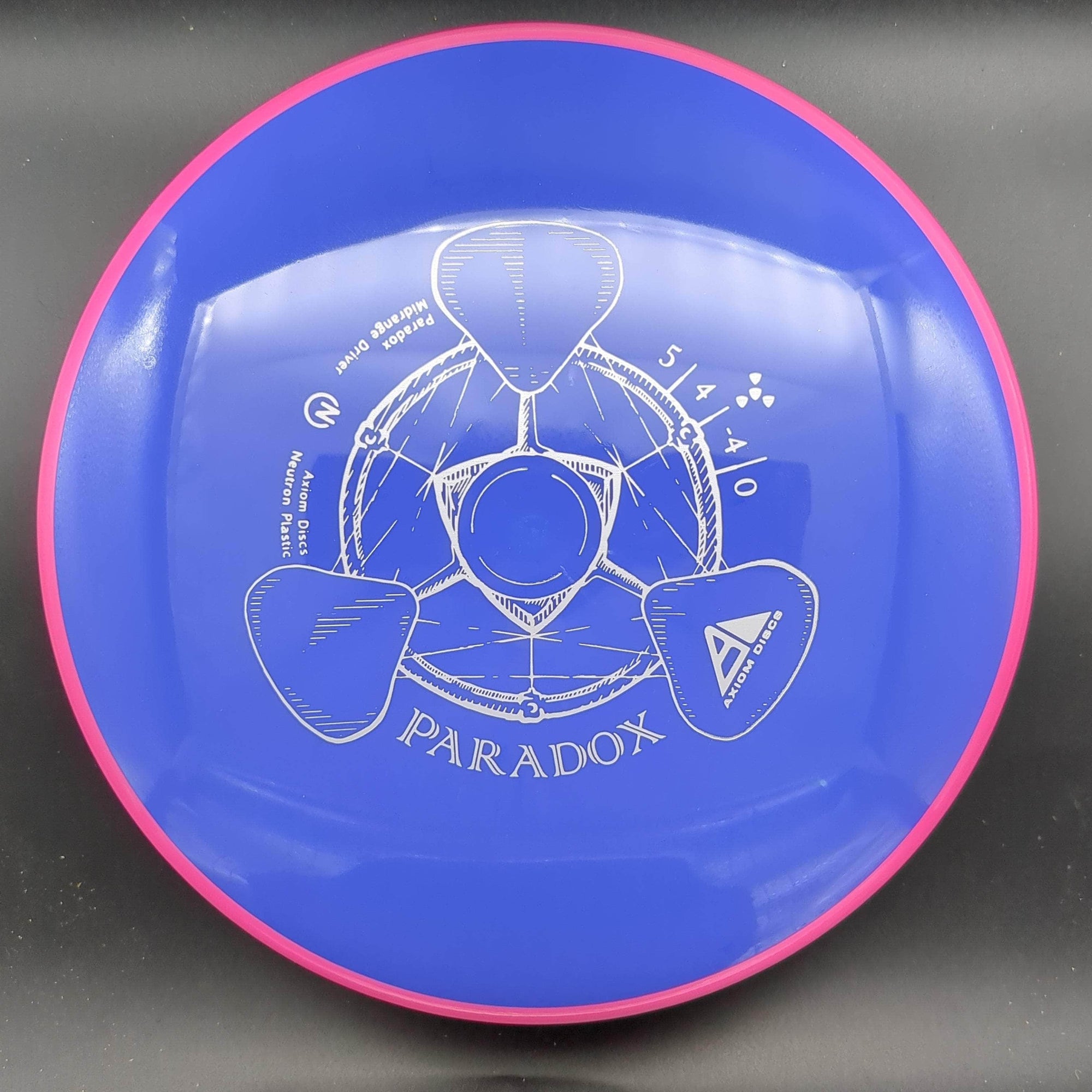 MVP Mid Range Pink Rim Blue Plate 168g Paradox, Neutron