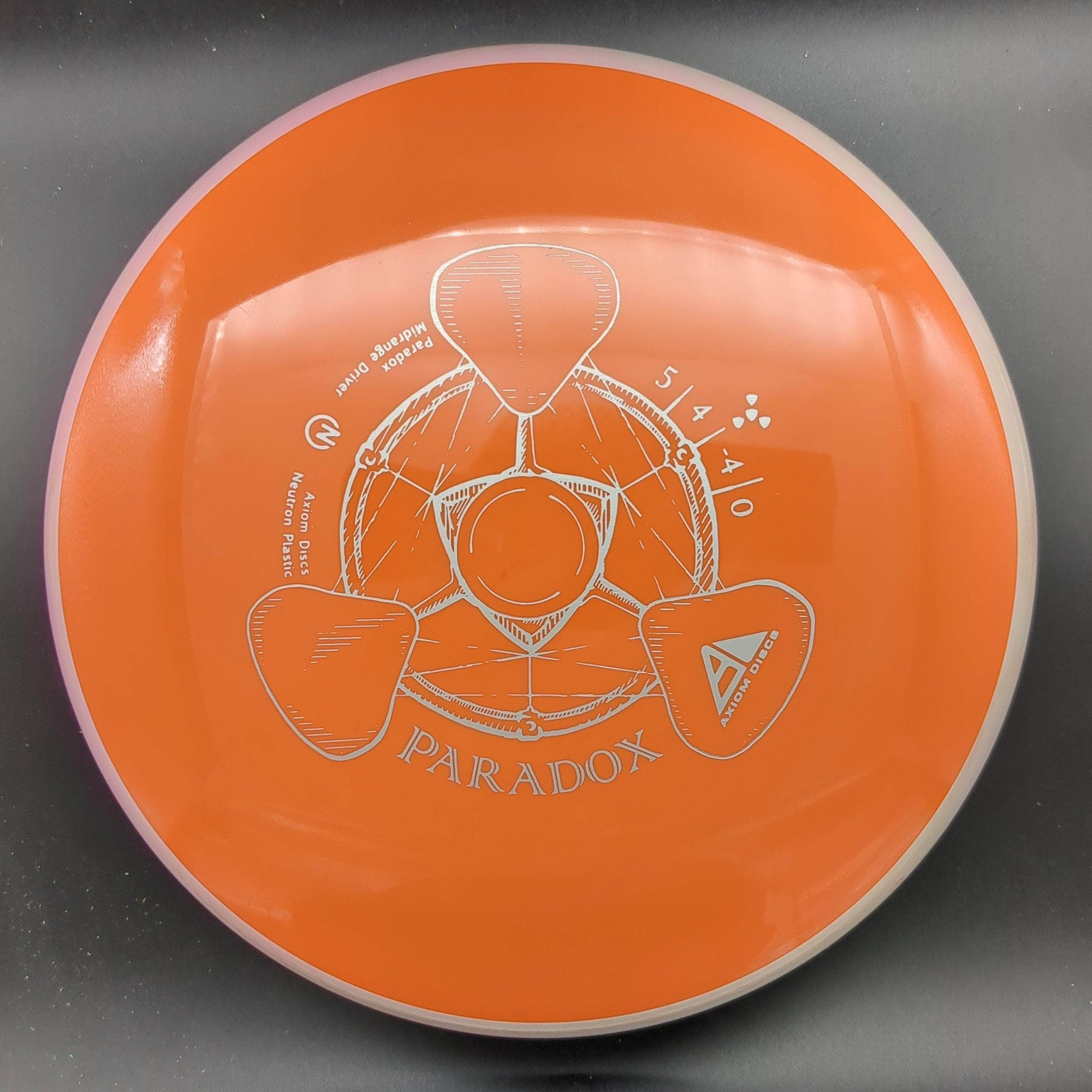 MVP Mid Range Pink Rim Orange Plate 173g Paradox, Neutron