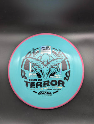 MVP Mid Range Pink Rim Teal Plate 177g Pyro, Fission Plastic, Halloween Edition, Eagle Mcmahon