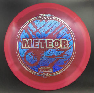 Discraft Mid Range Pink Silver/Blue Money Stamp 176g Meteor, Z-Line Reimagined (Limited Stamp)