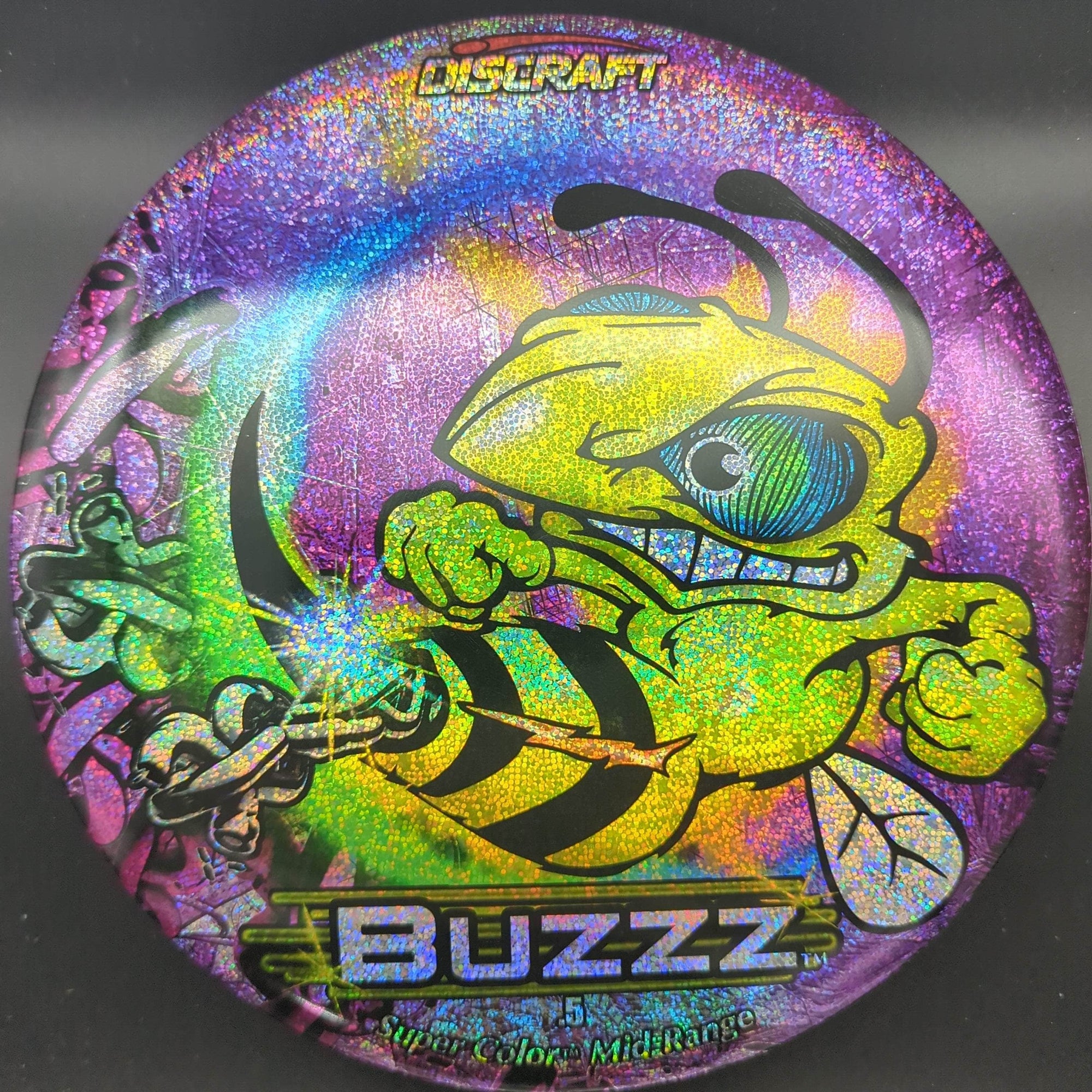 Discraft Mid Range Purple 177+ Buzzz, Super Color, Bee Sting
