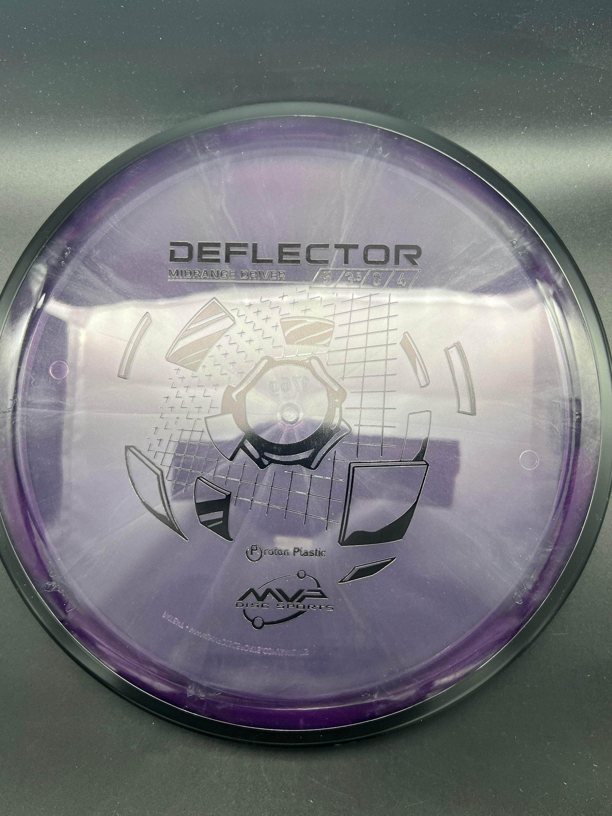 MVP Mid Range Purple Black Stamp 176g Deflector, Proton