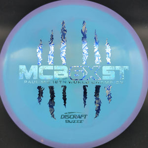 Discraft Mid Range Purple/Blue Snow Flake/Blue Rose 176g Buzzz ESP, Paul McBeth 6X Mcbeast