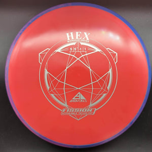 MVP Mid Range Purple/Pink Rim Red Plate 177g Hex, Fission Plastic,