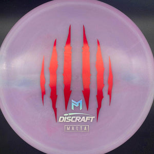 Discraft Mid Range Purple Red Silver Stamp 176g Malta ESP, Paul McBeth 6X Claw