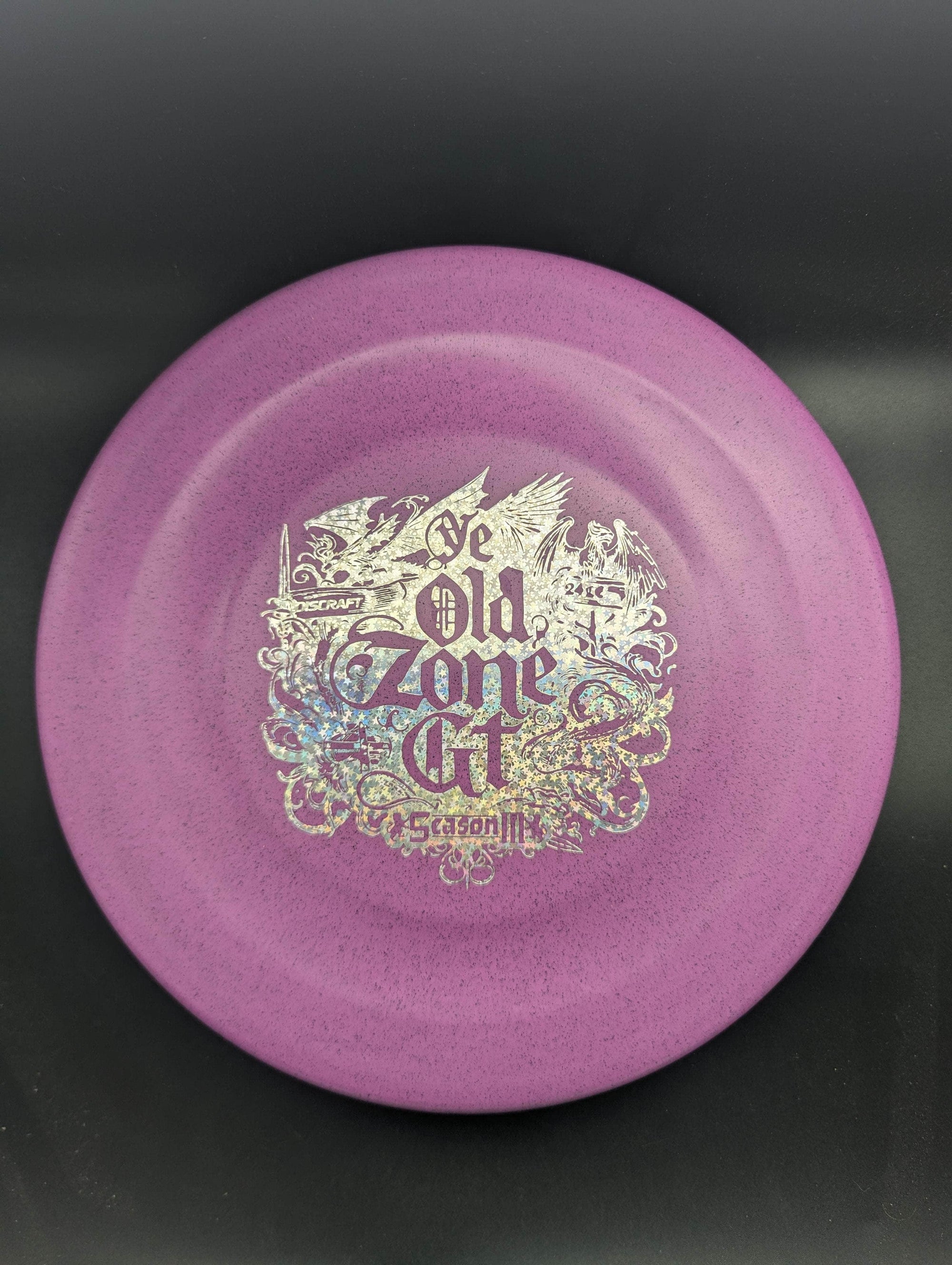 Discraft Mid Range Purple Rainbow Stamp 174g Zone GT, Rubber Blend - Ledgestone Season 3 (Le Old Zone GT)
