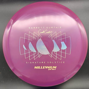 Millennium Discs Mid Range Purple Silver Holo Stamp 180g Solstice, Quantum, Garrett Gurthie Signature Edition