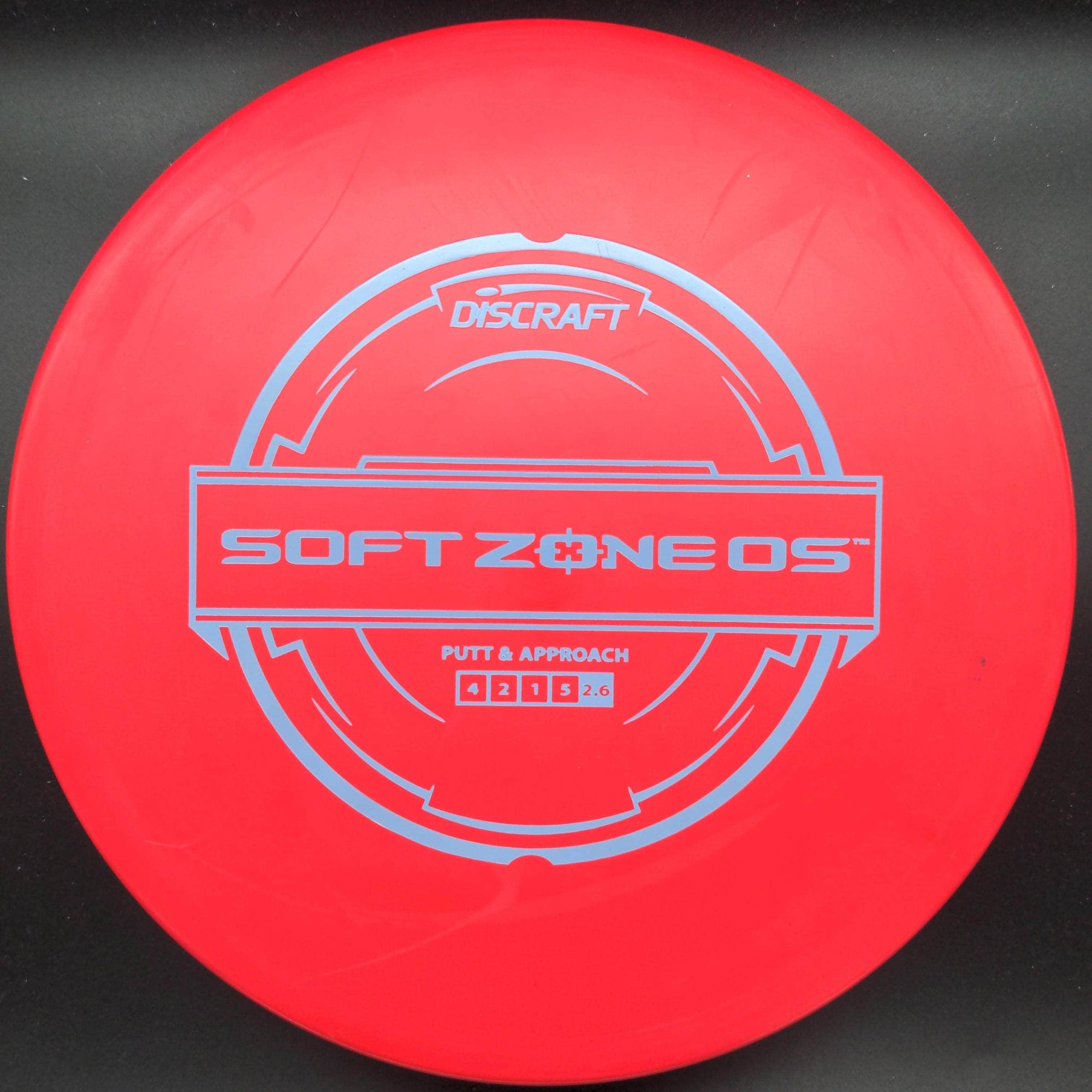 Discraft Mid Range Red Blue Stamp 174g Zone OS, Soft Putter Line