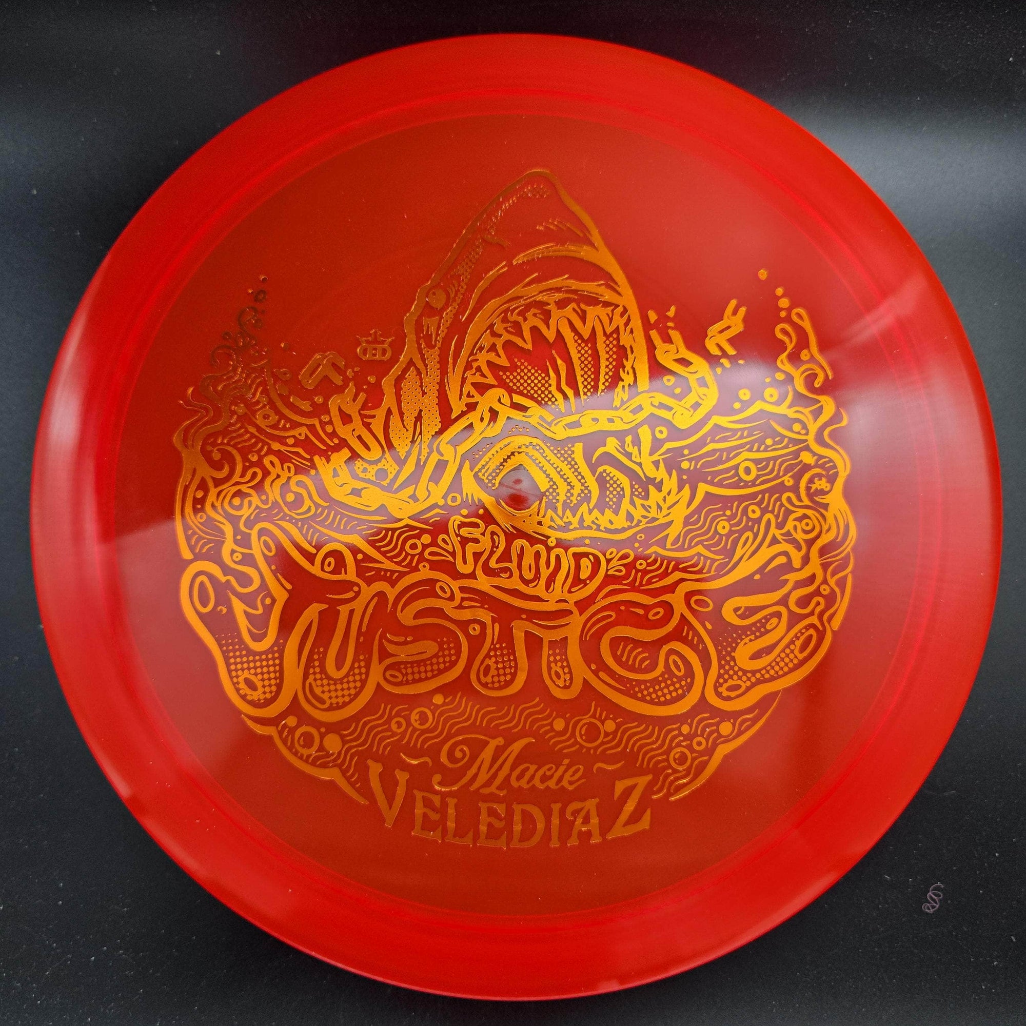 Dynamic Discs Mid Range Red Copper Stamp 173g Justice, Fluid, Macie Velediaz 2023