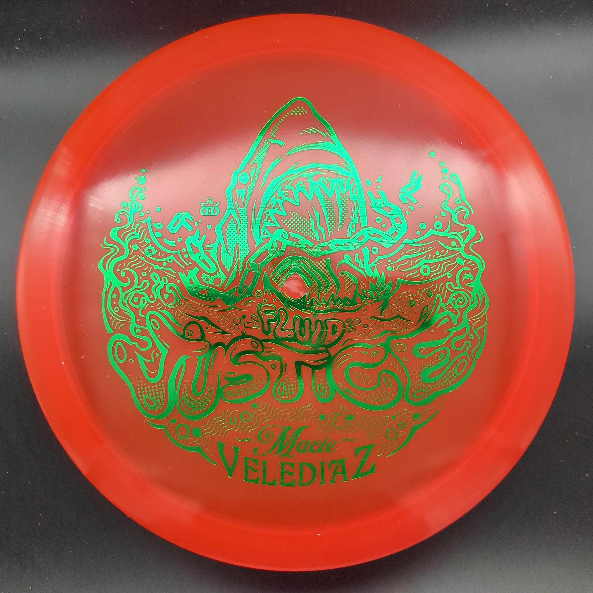 Dynamic Discs Mid Range Red Green Stamp 175g Justice, Fluid, Macie Velediaz 2023