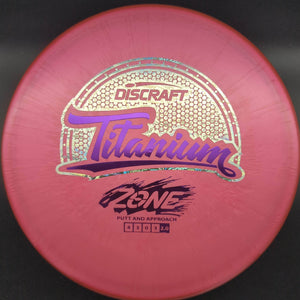 Discraft Mid Range Red Purple/Discraft Stamp 174g Zone, Titanium Line