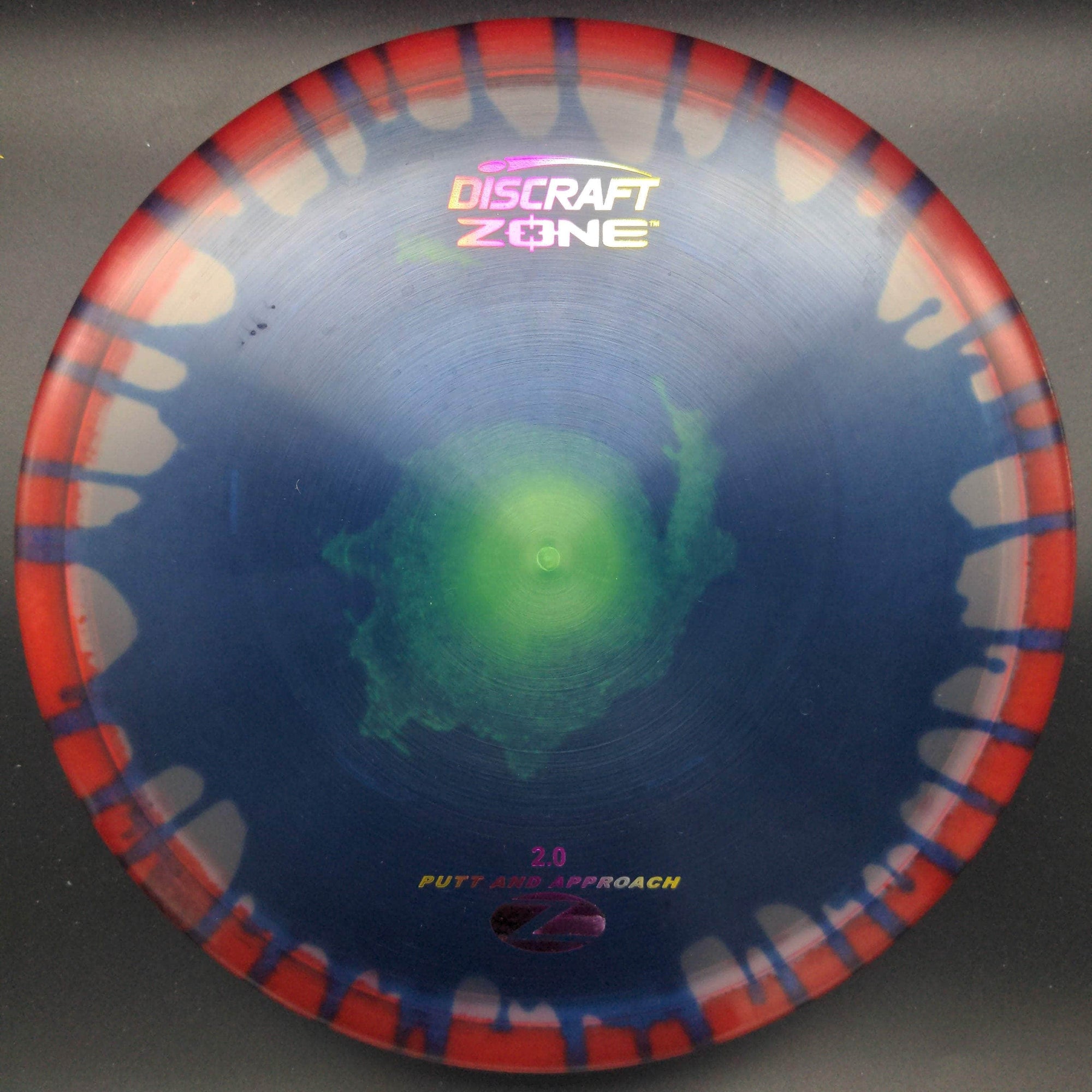 Discraft Mid Range Red Rim Blue Plate Sunrise Stamp 174g Zone, Fly Dye, Z Line