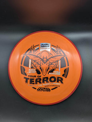 MVP Mid Range Red Rim Orange Plate 177g Pyro, Fission Plastic, Halloween Edition, Eagle Mcmahon