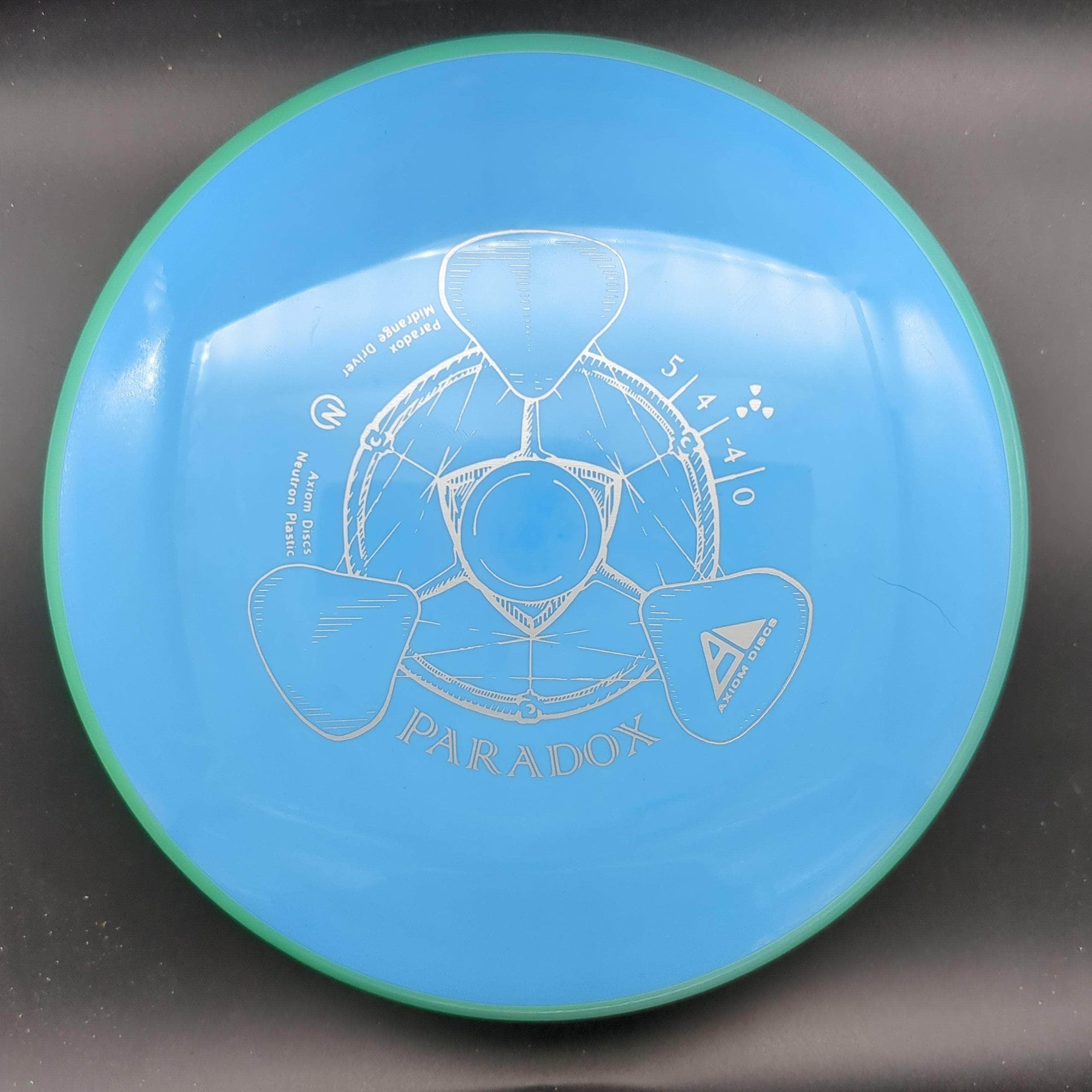 MVP Mid Range Teal Rim Blue Plate 178g Paradox, Neutron