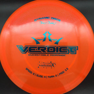 Dynamic Discs Mid Range Verdict, Chris Clemons Lucid-X, 2023