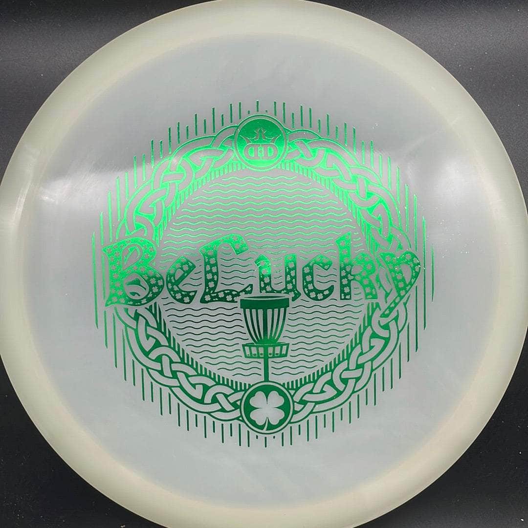 Dynamic Discs Mid Range White Green Stamp 179g EMAC Truth, Lucid, Be Lucky Stamp
