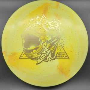 Discraft Mid Range Yellow Gold Stamp 174g Nebula, ESP Swirl Sparkle, 2023 Ledgestone Edition