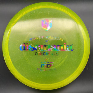 Discmania Mid Range Yellow Jellybean Stamp 177g MD3, Metal Flake C-Line