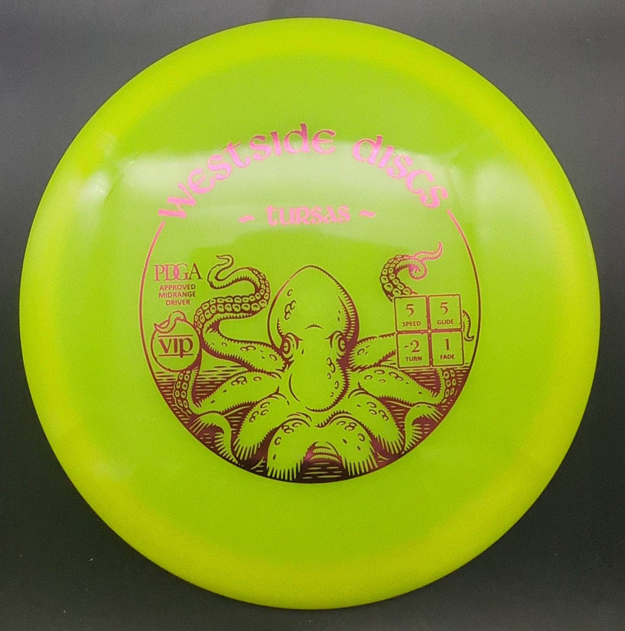 Westside Discs Mid Range Yellow Red Stamp 169g Tursas, VIP