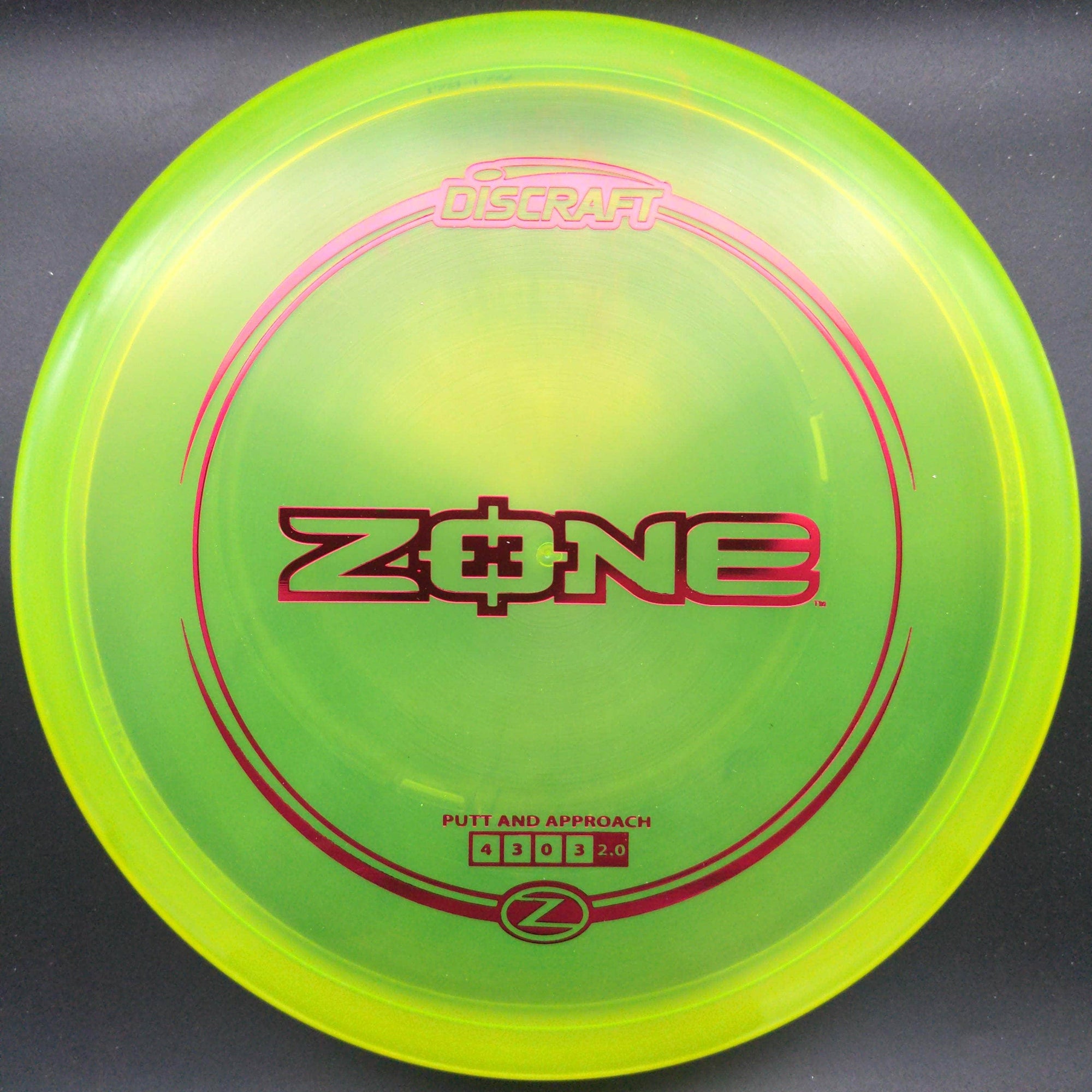 Discraft Mid Range Yellow Red Stamp 174g Zone, Z Line