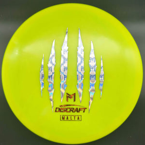 Discraft Mid Range Yellow Silver/Copper Stamp 176g Malta ESP, Paul McBeth 6X Claw