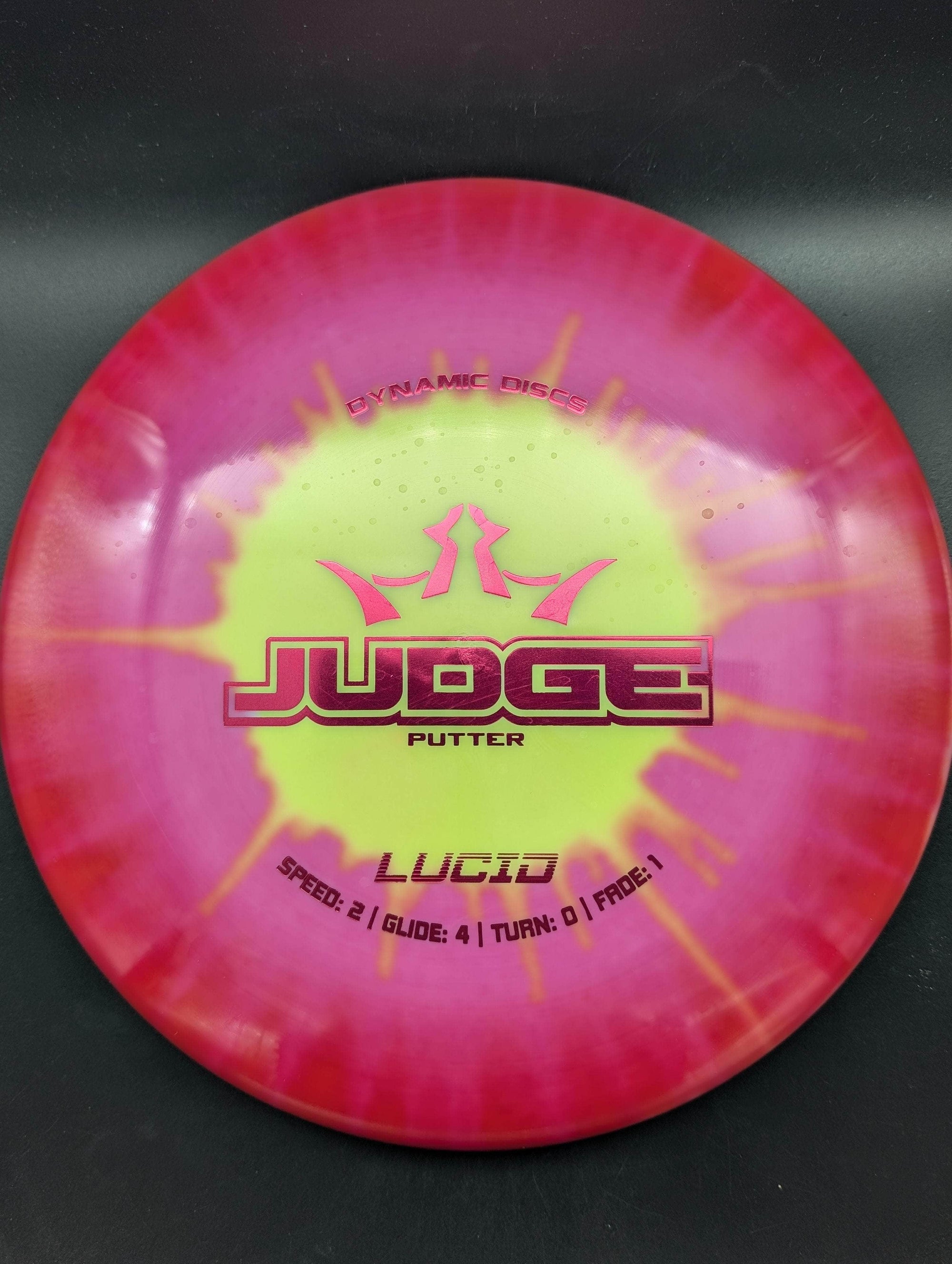 Dynamic Discs Putter 173g #3 Judge, Lucid, MyDye