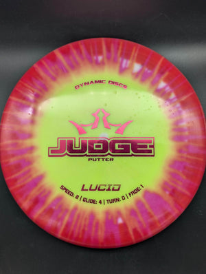 Dynamic Discs Putter 173g #4 Judge, Lucid, MyDye