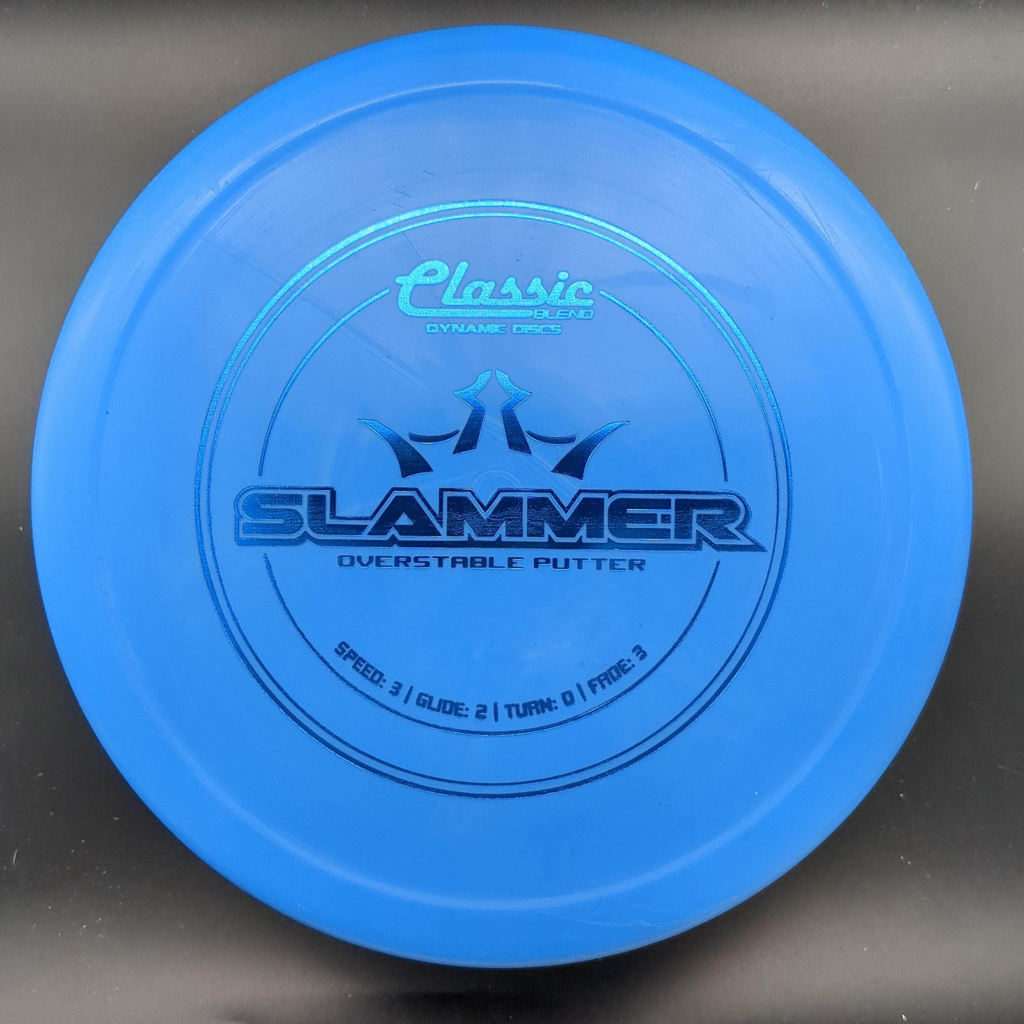 Dynamic Discs Putter Blue Blue Stamp 176g Slammer, Classic Blend