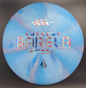 Discraft Putter Blue Flag Stamp 174g Focus, Signature Swirl, Anthony Barela