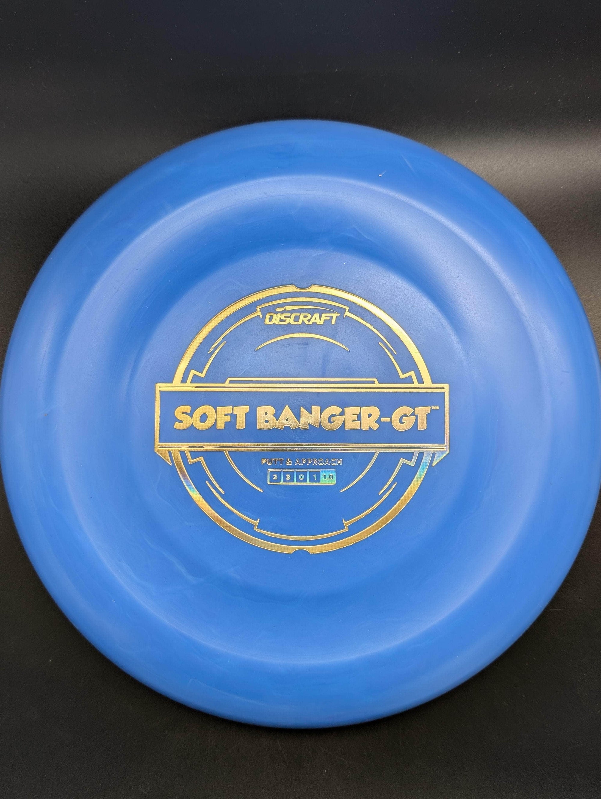 Discraft Putter Blue Gold Stamp 172g Banger GT, Soft Putter Plastic