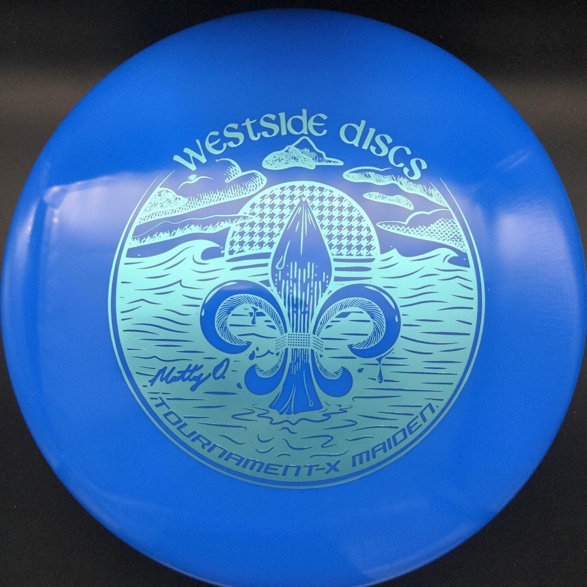 Westside Discs Putter Blue Light Green Stamp 174g Maiden, Tournament-X, Matt Orum Team Series