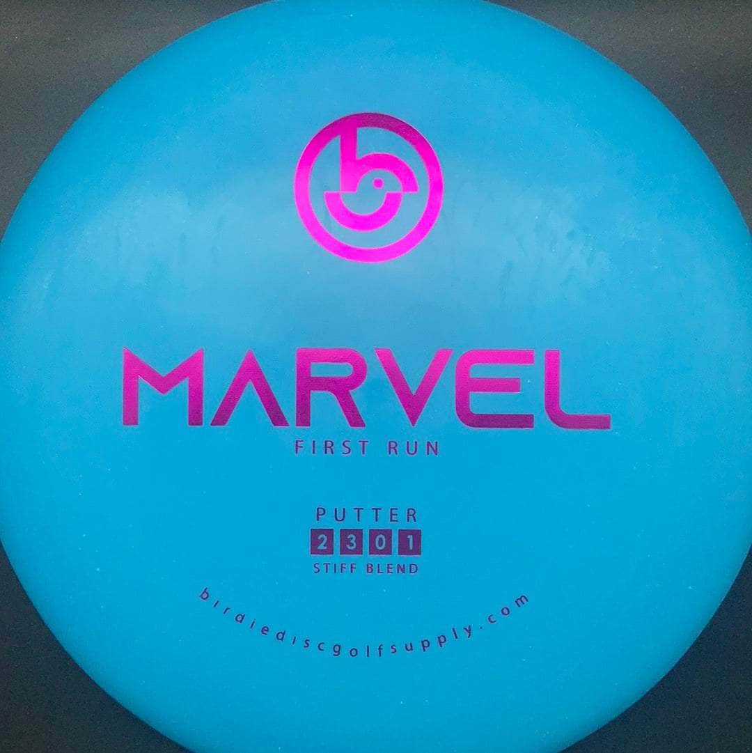 Infinite Discs Putter Pink Blue Stamp 175g Marvel Stiff Blend, Birdie Disc Golf