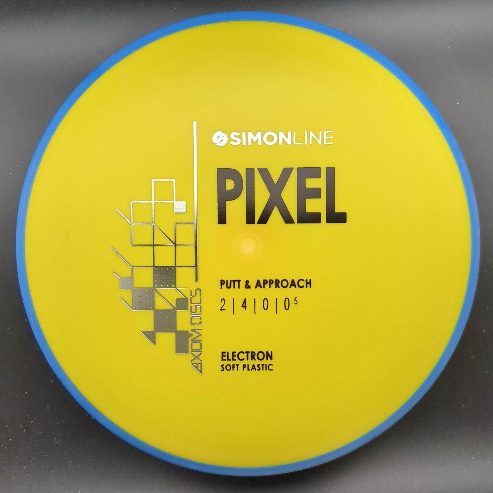 Axiom Putter Green Rim Purple Plate 173g Pixel, Electron Soft, Simon Line