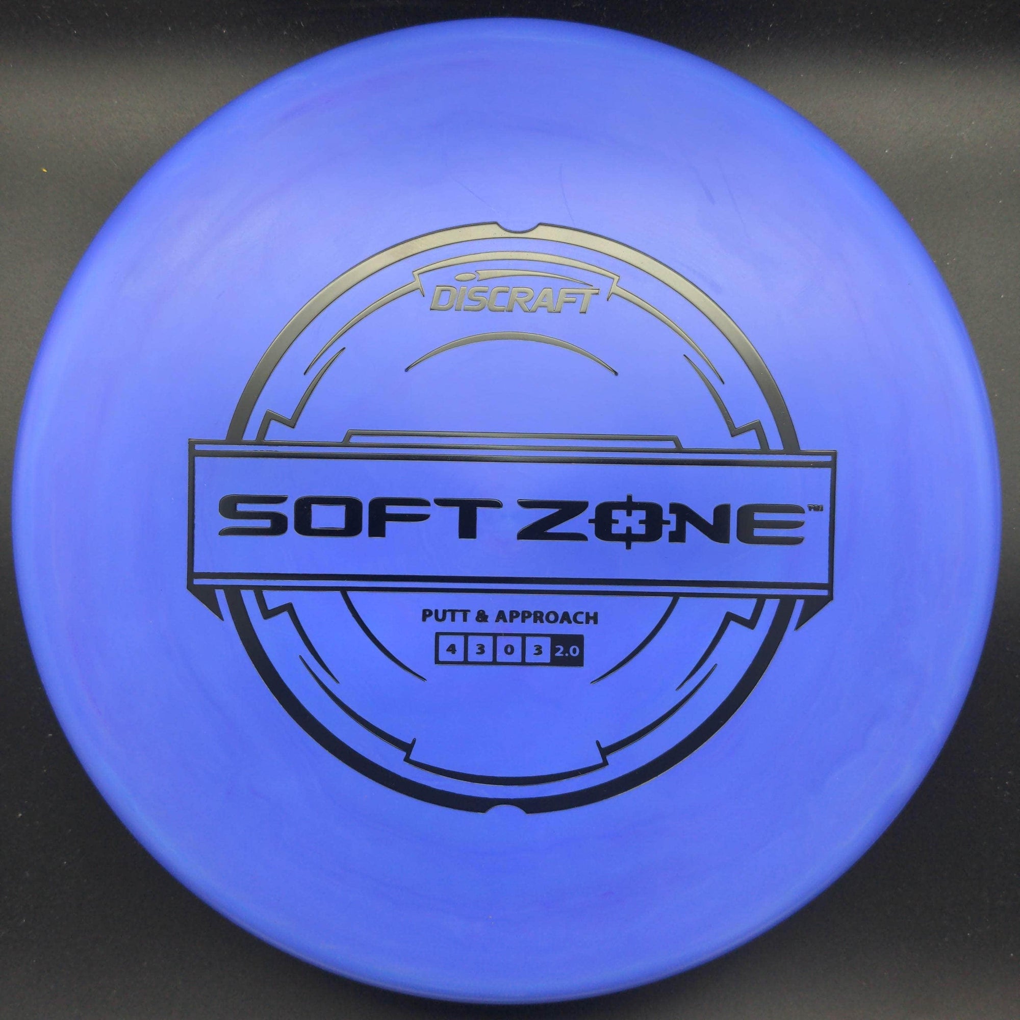 Discraft Putter Blurple Black Stamp 174g Zone, Soft Putter Line