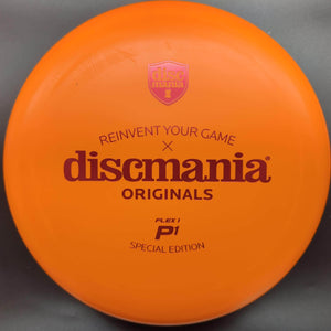 Discmania Putter Dark Orange Red Stamp 175g 3 P1, D-Line Flex 1, Mystery Box Edition
