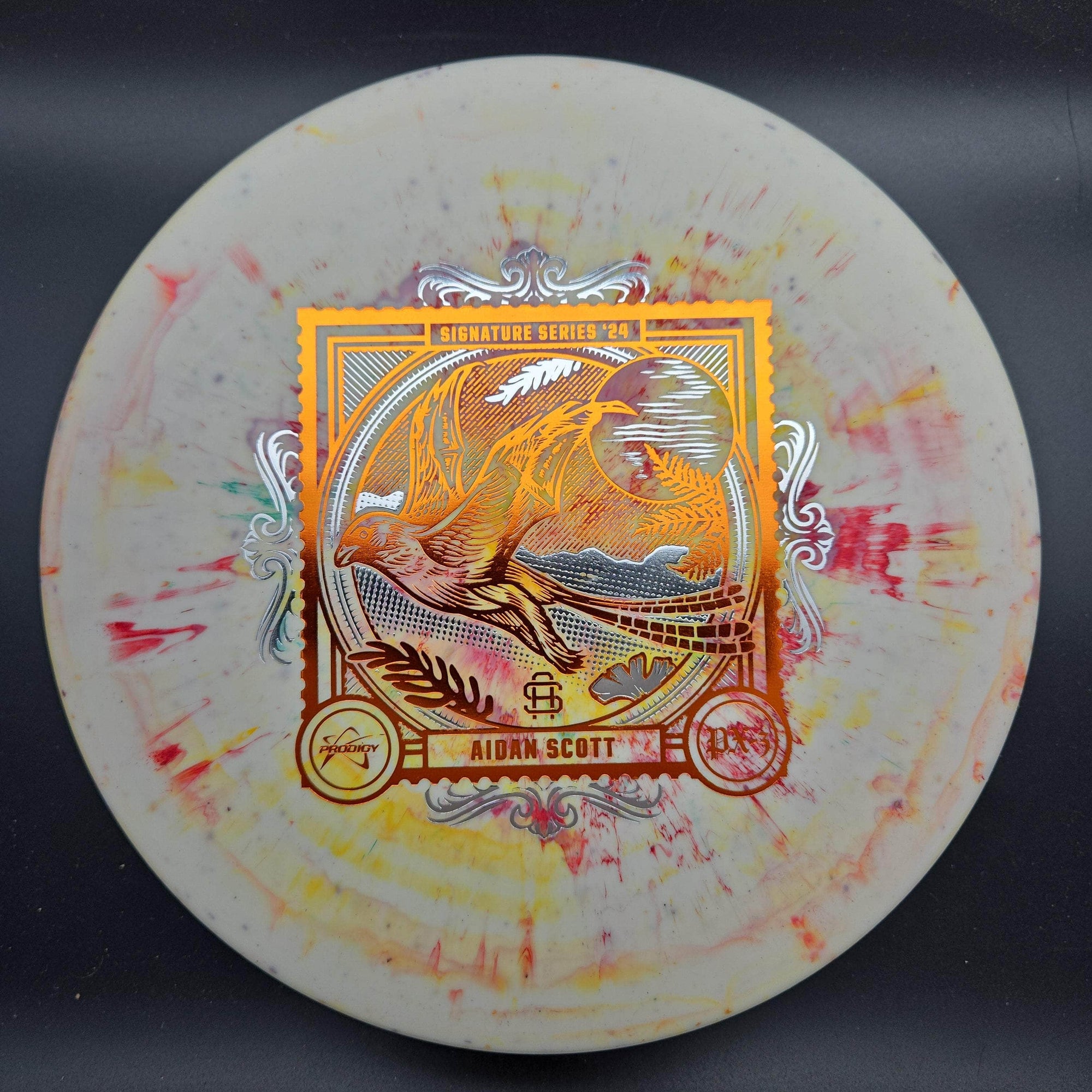Prodigy Putter Fractal Orange Stamp 172g PX3, 300 Fractal, Aidan Scott 2024 Signature Series