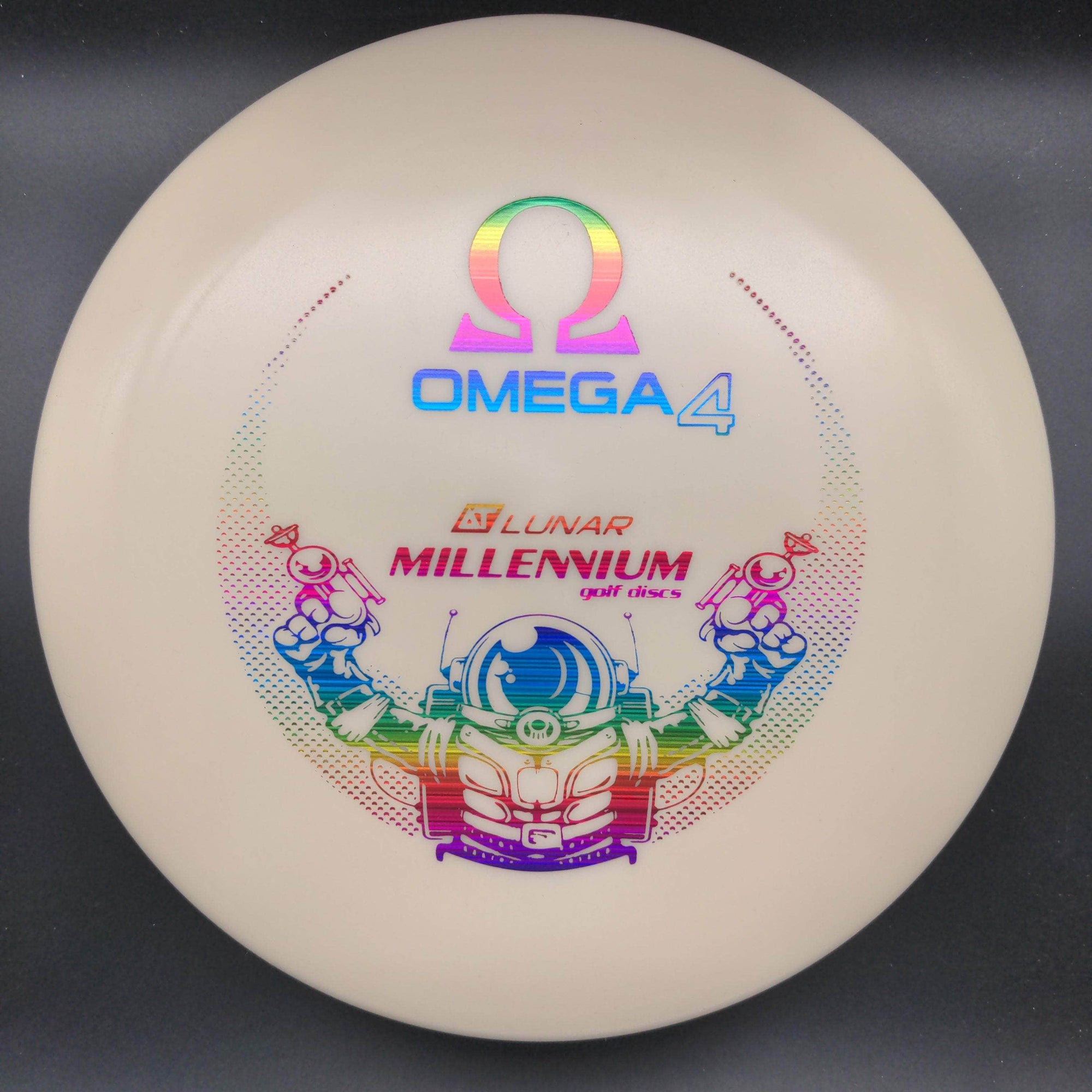 Millennium Discs Putter Glow Rainbow Stamp 175g 2 Omega - Delta-T Lunar Plastic