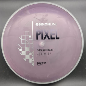 Axiom Putter Gray Rim Dark Purple Plate 175g Pixel, Electron, Simon Line