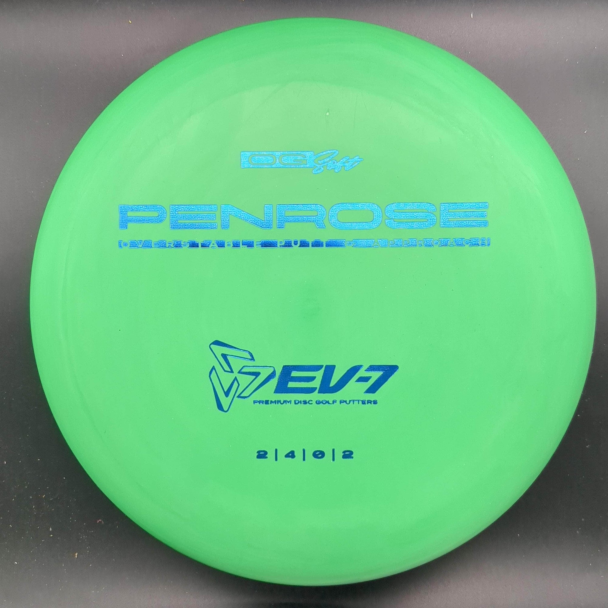 Ev7 Putter Green Blue Stamp 172g OG Soft Penrose Putter