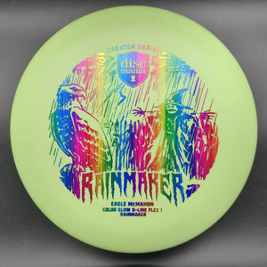 Discmania Putter Green Rainbow Stamp 176g Rainmaker, D-Line Color Glow, Halloween Edition (Flex 1)