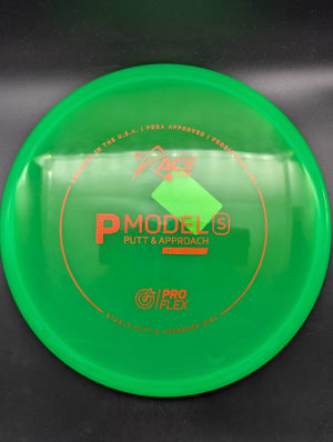 Prodigy Putter Green Red Glitter Stamp 174g P Model S, Pro Flex