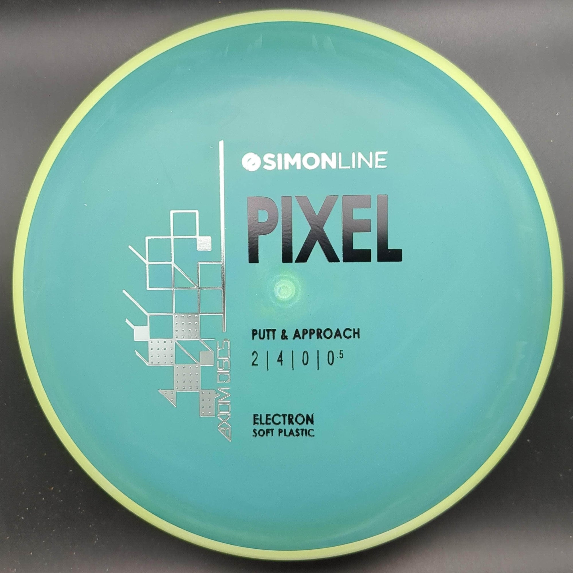 Axiom Putter Green Rim Green Plate 171g Pixel, Electron Soft, Simon Line