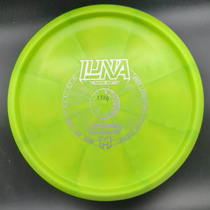 Discraft Putter Green Silver Bottom Stamp 172g Luna, Swirl Soft, 2023 Ledgestone Edition