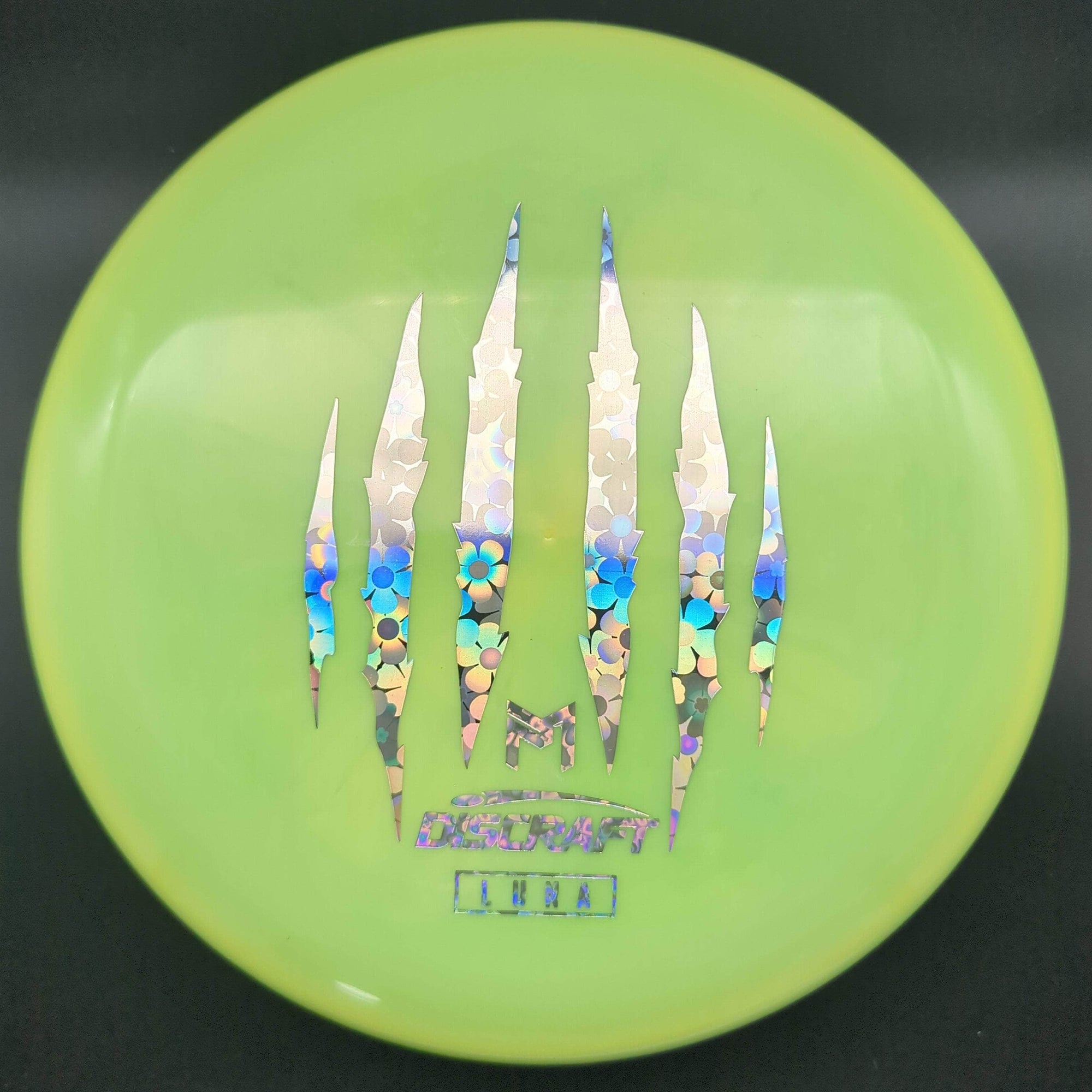 Discraft Putter Green Silver Flower Stamp 174g Luna ESP, Paul McBeth 6X Claw
