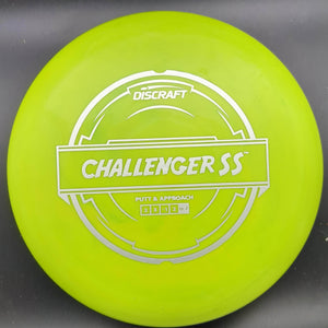 Discraft Putter Green Silver Stamp 174g Challenger SS, Putter Plastic