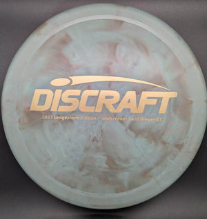 Discraft Putter Grey Gold Stamp 174g Ringer GT, Jawbreaker Swirl, 2023 Ledgestone Edition